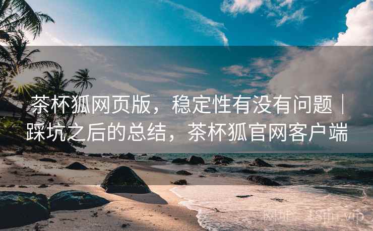 茶杯狐网页版，稳定性有没有问题｜踩坑之后的总结，茶杯狐官网客户端