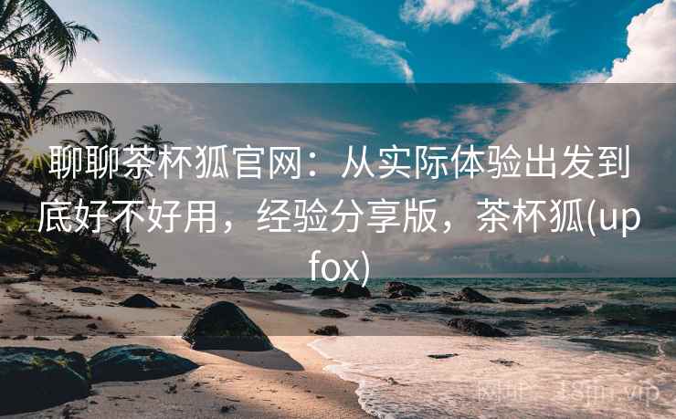 聊聊茶杯狐官网:从实际体验出发到底好不好用,经验分享版,茶杯狐(upfox)